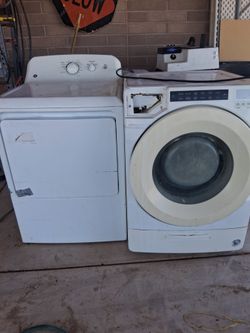 Washer and dryer