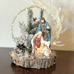 Handmade Nativity Scene 🎄