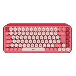 🔥NEW🔥 Logitech POP Keys Wireless Mechanical Keyboard With Emoji Keys Heartbreaker Rose