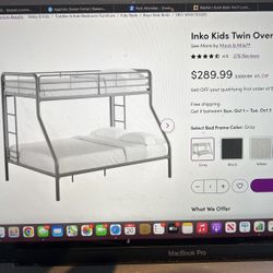 Brand New Still In Box Bunk Bed