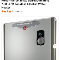 Rheem Performance Electric Tankless Water Heater 36 Kw