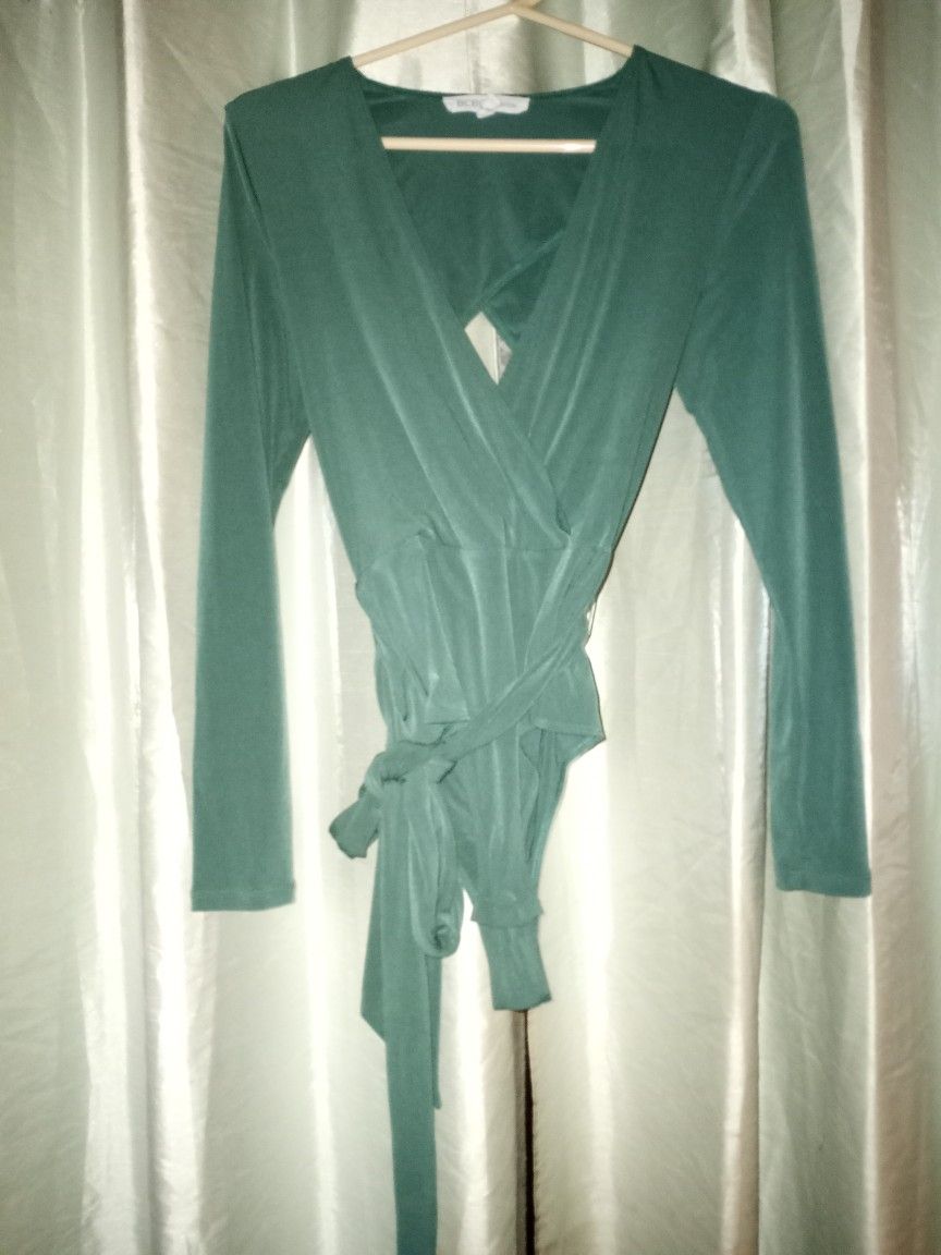BCBG Long Sleeve Bodysuit