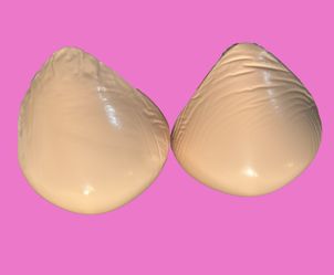 Prosthesis Breasts + 2 Bras: 38C