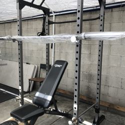 Weight Rack Olympic Squat Set Bench Press Set