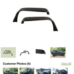 Brand New Rugged Ridge Tube Metal Front Fenders For Jeep JK 