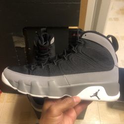 Air Jordan 9 Particle Grey; DS; Size 10