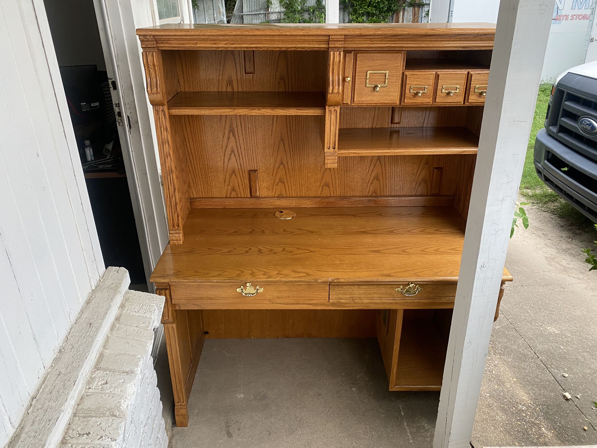 Nice Solid Wood Desk! Delivery Available!
