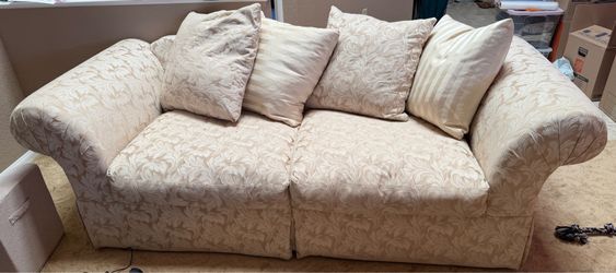 Free couch and loveseat