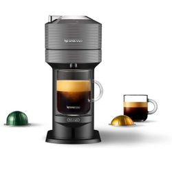 Nespresso Vertuo Next Coffee and Espresso Machine by De'Longhi, Dark Grey