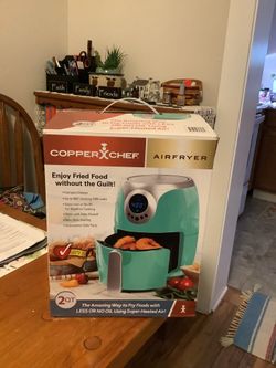 Copper chef air fryer, new