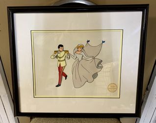 The Waltz Disney Company Limited Edition Serigraph “Cinderalla” Art