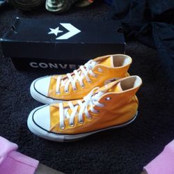 Converse Good Condition Color Yellow And White Size 5 In Men 7In Women's
