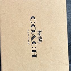 Black coach wallet set