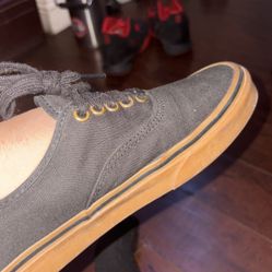 Brown And Black Vans 8.5