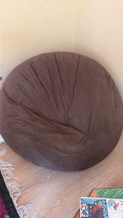 Brown bean bag