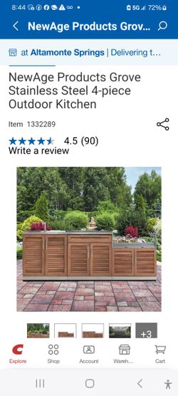 Outdoor Kitchen Island.  