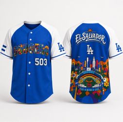 LA Dodgers El Salvador Edition Baseball Jersey 2026