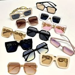 Oversized, Plastic-Framed Glasses - Perfect for Casual Outings and Street Style