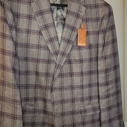 Linen Blazer 48R (New)