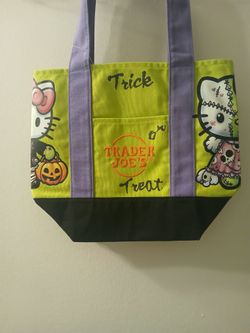 🎃 Trader Joe's Halloween canvas tote