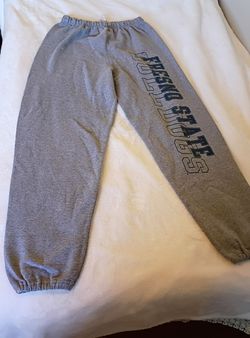 Fresno State men's grey jogging pants M