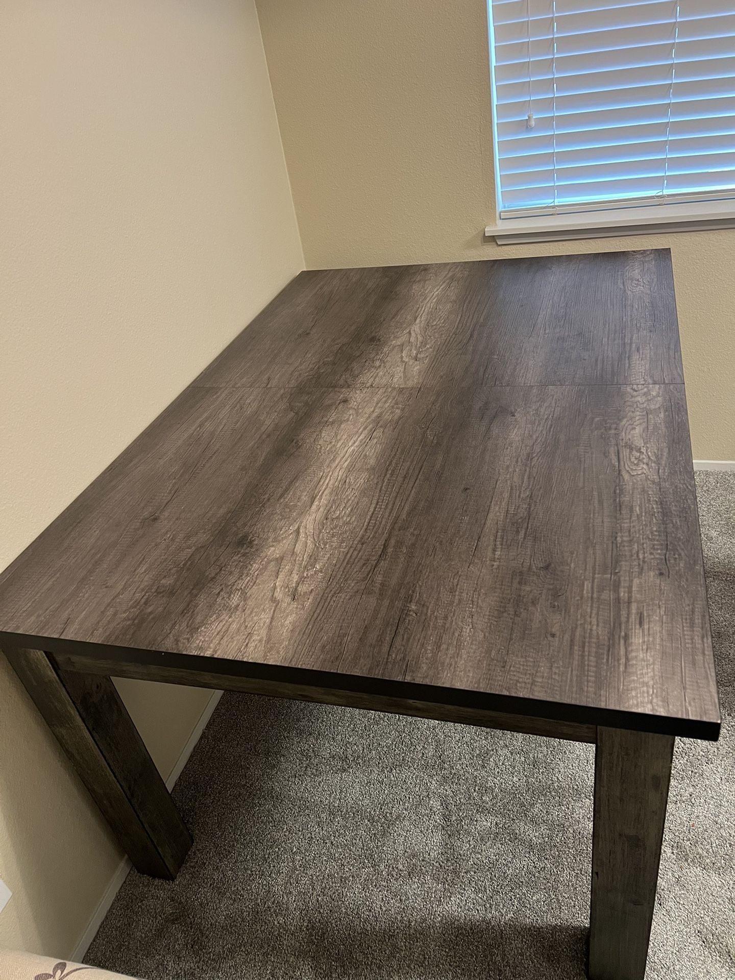 Dining Table With Chair, Ottoman