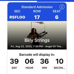 Billy Strings Aug 22 Everett, WA
