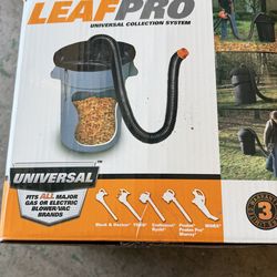 Leaf pro collection leaf catcher connects to most blowers