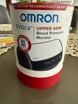 Omron upper arm blood pressure monitor.
