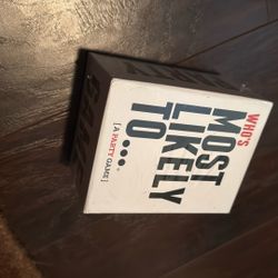 Who’s Most Likely To Party Game