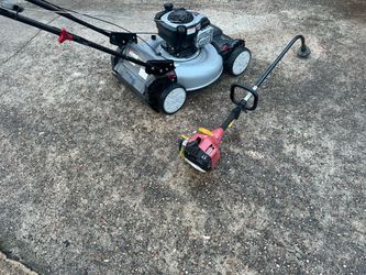Lawn mower and Weedeater