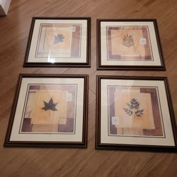 Four Decorator Autumn Prints 