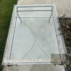 Glass/Metal Coffee Table