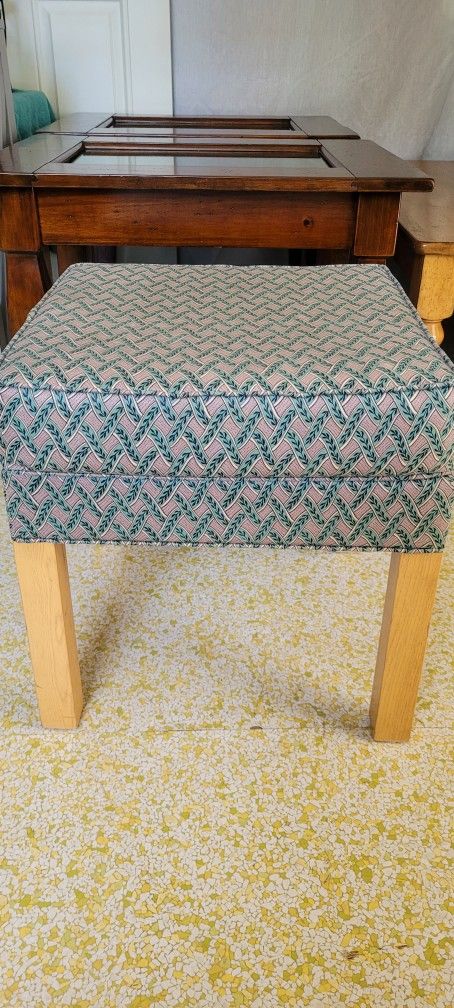 Vintage Mid Century Modern Ottoman