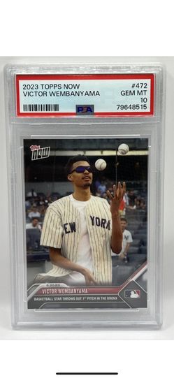 2023 Topps Now #472 Victor Wembanyama Rookie RC PSA 10