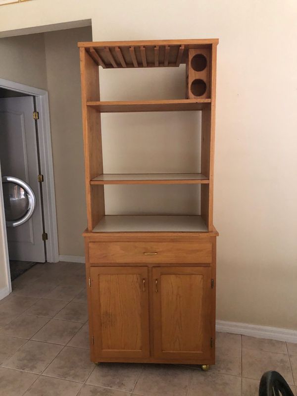 Large Microwave Cart/ Cabinet for Sale in Orlando, FL - OfferUp