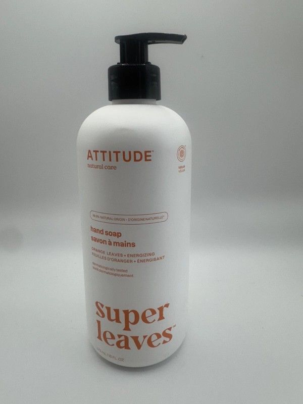 Attitude Super Leaves Science, Hand Soap, Orange Leaves, 16 fl oz (473 ml)