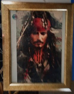 Capt Jack Sparrow diamond art