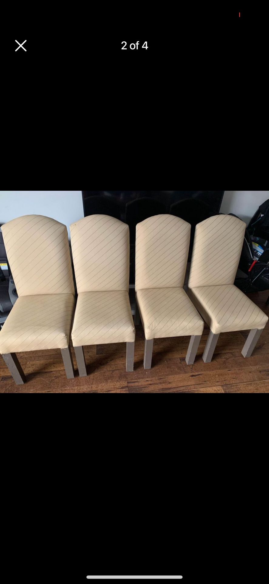 Dining Chairs Fabric and Wood