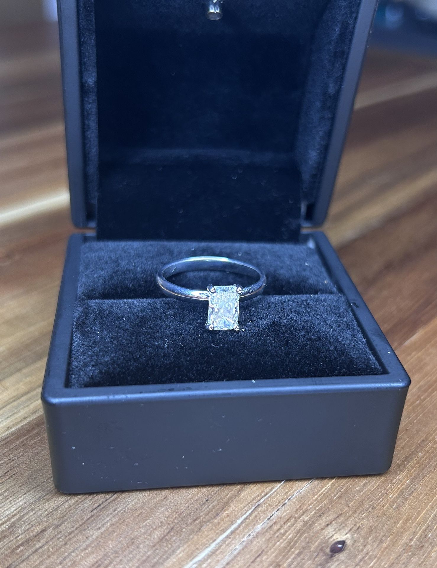 1.12 Carat Diamond 14k White Gold Ring