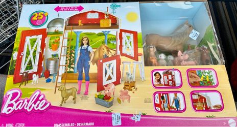 Barbie Sweet Orchard Farm Barn Playset