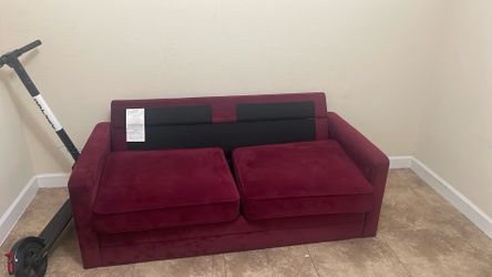 Red Pullout Bed/ Couch