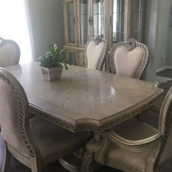Dining Room China Cabinet & Table Set, MOVING, MUST SALE