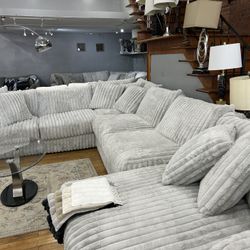 New Custom C. O. R. D. U. R. O. Y.  Sectionals Available, Same Day Delivery