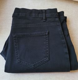 Black Denim Jeans Size XL 16/18