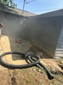 Concrete drain outs