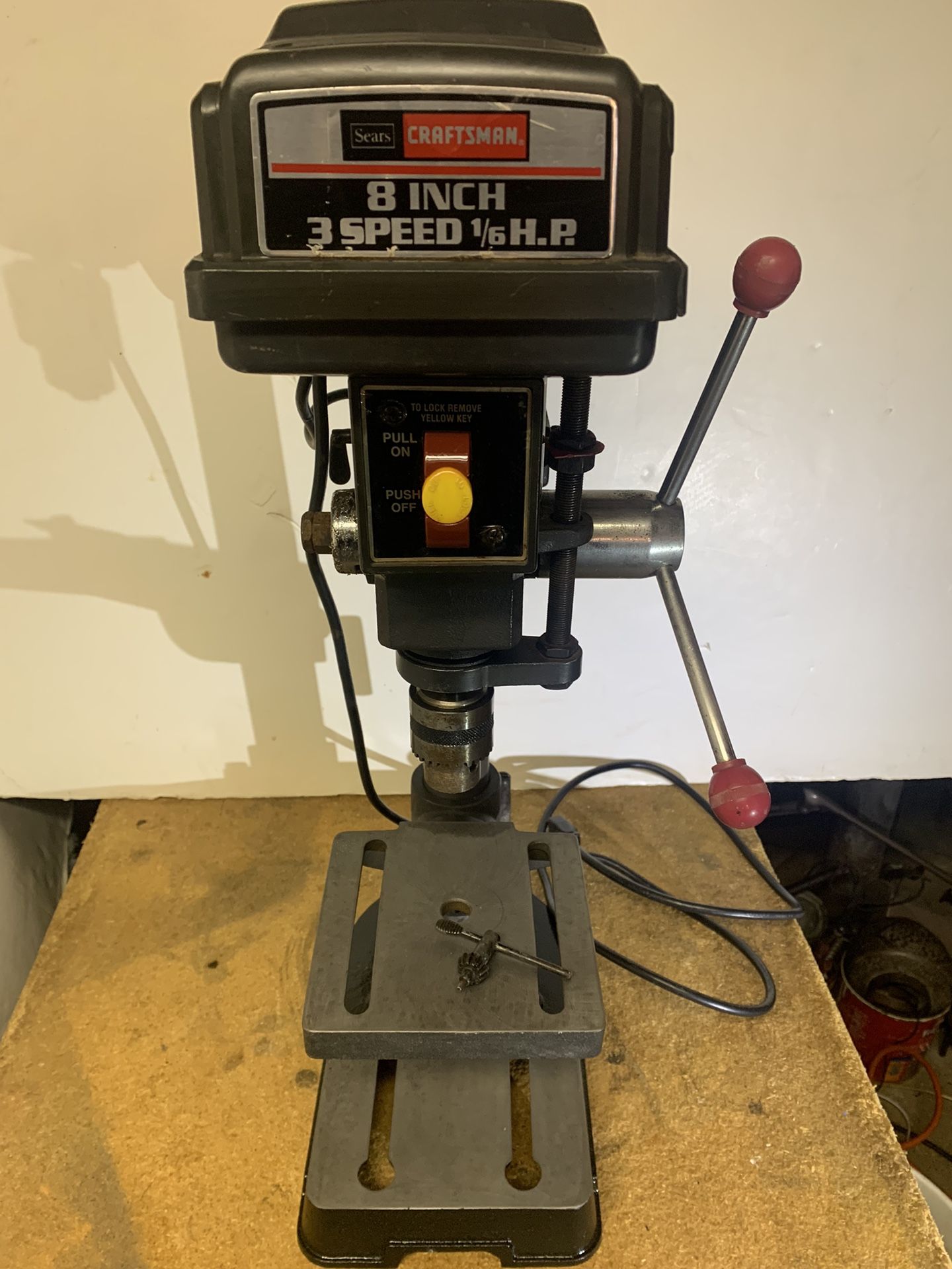 Sears Craftsman 8”3 speed Drill Press