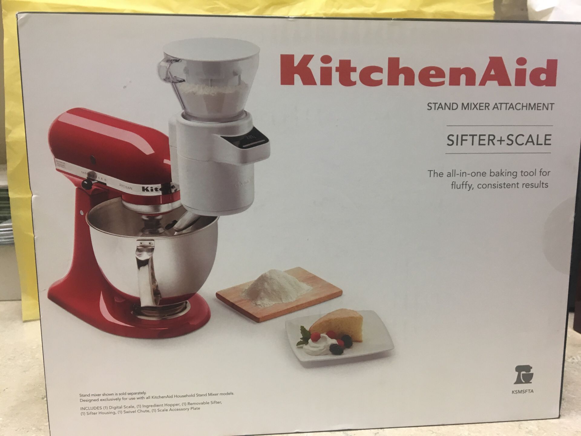 KitchenAid KSMSFTA Sifter + Scale Attachment