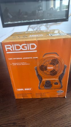 Ridgid fan tool only brand new in box