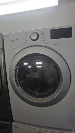 LG Front Load Dryer White Sensor Dry